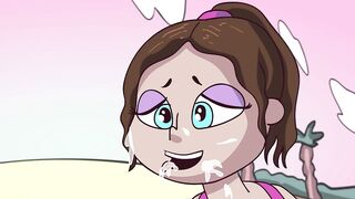 CARTOON SLUT HENTAI BLUE EYES LATINA HISPANIC IS NAUGHTY