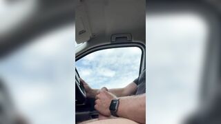 Car jerk off