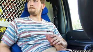 Jacking Off in the Work Van and Unloading a MASSIVE Cumshot - Anguish Gush