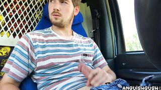 Jacking Off in the Work Van and Unloading a MASSIVE Cumshot - Anguish Gush