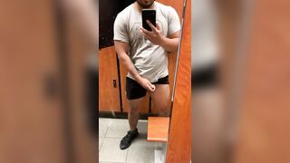 Locker Room Cumshot