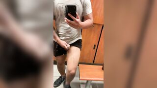 Locker Room Cumshot