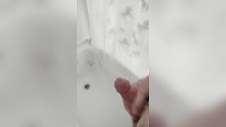 Shower masturbation. Jerk off till cum