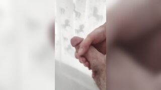 Shower masturbation. Jerk off till cum