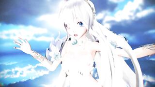 【MMD】Dragon girl HAKU - GENTLEMAN【R-18】