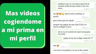 Mensajes de Whatsapp Me Chupa el Pito antes de ver a su Novio