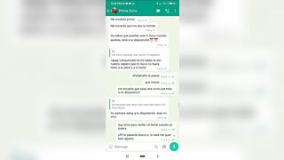 Mensajes de Whatsapp engaño a mi Novia en una Fiesta