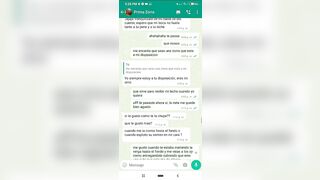 Mensajes de Whatsapp engaño a mi Novia en una Fiesta