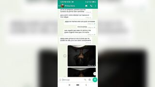 Mensajes de Whatsapp engaño a mi Novia en una Fiesta