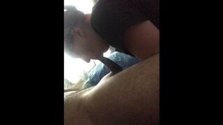 Freak Thot ( Best Friends Daughter)  sucking DICK