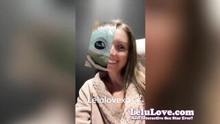 Selfies while I get fucked & creampie'd doggystyle plus other behind the scenes fun - Lelu Love