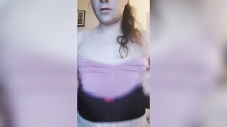 Nipple play and pantie humiliation