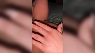 Wife’s bareback tinder date cumshot