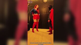 Sooperman gets SPANKS from Soopergirl