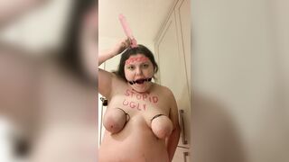 Fat pig slut exposed humiliation