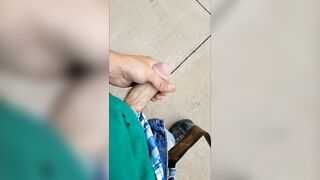 Public masturbating and cumming