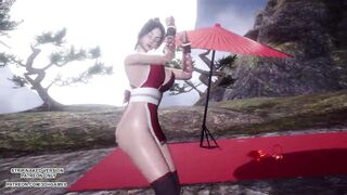 MMD Cold Water May Shiranui Sexy Hot Dance 4K 60FPS