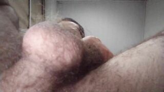 hairy bush balls bouncing \ close up ( bouncing balls