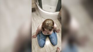 Piss Custom Video with Hair Piss Washing