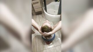 Piss Custom Video with Hair Piss Washing