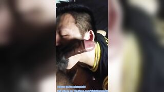 Asian Hunk Sucking BBC in Public Toilet Compilation