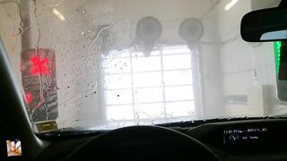 Boy ginger public car wash quickie