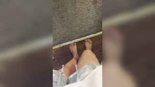 Teen pissing for her Step Daddy