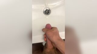 Cumming in the Sink