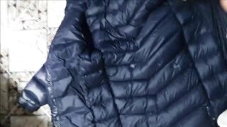 Cum my puffy down coat