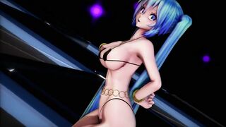 mmd r18 Miku Shorts Middle waisted Balalaika Normal Bikini Topless 3d hentai