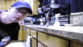 Invisible Step Sister Gets Stuck in the Kitchen Sink and Fucked by Ghost Step Brother