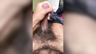 Rock Mercury Hairy pubes thick cock pouring cum