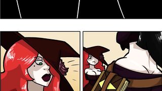 Witches breast expansion - hentai comic