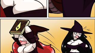 Witches breast expansion - hentai comic