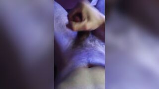 Amazing massive cum on myself