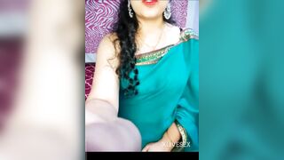 Green colour saree pe new married indian bhabhi hot video