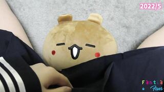 [POV ASMR] Face sitting with a teddy bear [Personal shooting] hentai Japanese amateur uniform