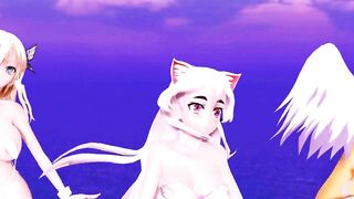 【MMD】Chaika Neko & Sena Sexy & Astrea Macne set【R-18】