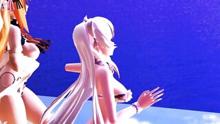 【MMD】Chaika Neko & Sena Sexy & Astrea Macne set【R-18】