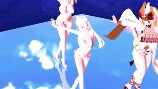 【MMD】Chaika Neko & Sena Sexy & Astrea Macne set【R-18】