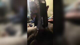 Long Black Dick Cumming From Fleshlight