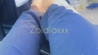 Zolafoxxx pulls out pretty Asss Toes!!!