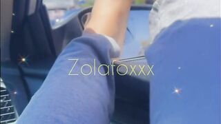 Zolafoxxx pulls out pretty Asss Toes!!!