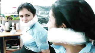 Latina Schoolgirls Massively Gagged