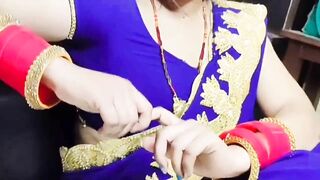 Blue Colour Saree Me Nangi Hairy Sex Full Hd Voice Porn video