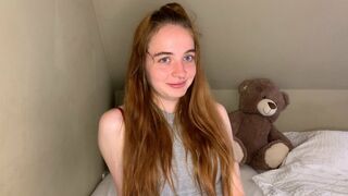 I introduce myself! 18yo German Teen Laura first time in front of camera...