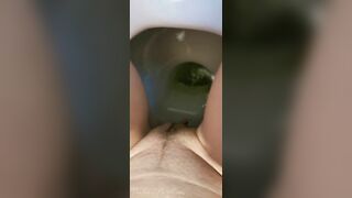 Naughty PISSING AT THE SUPERMARKET And dirty FINGERING PUSSY