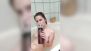 to masturbate and drink in the water