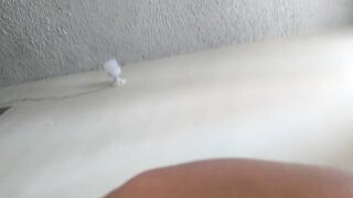 one leg up side fucked so good by my black cock boy sending video to my cuckold hubby