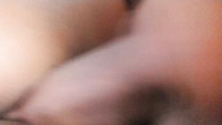 extreme close up of the pussy of my cheating wife stretched by black cock